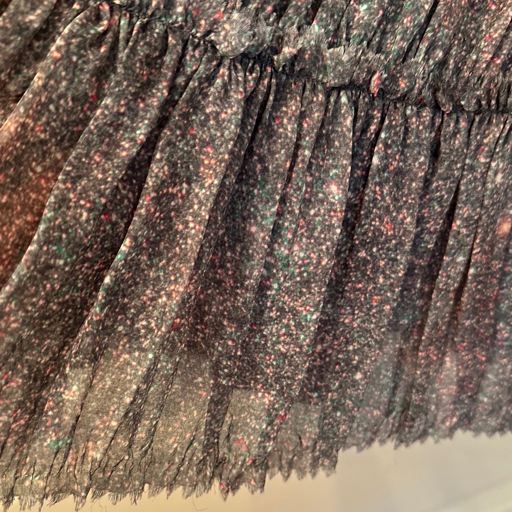 Theory Multicolor Ruffled Mini Skirt - Picture 6 of 6